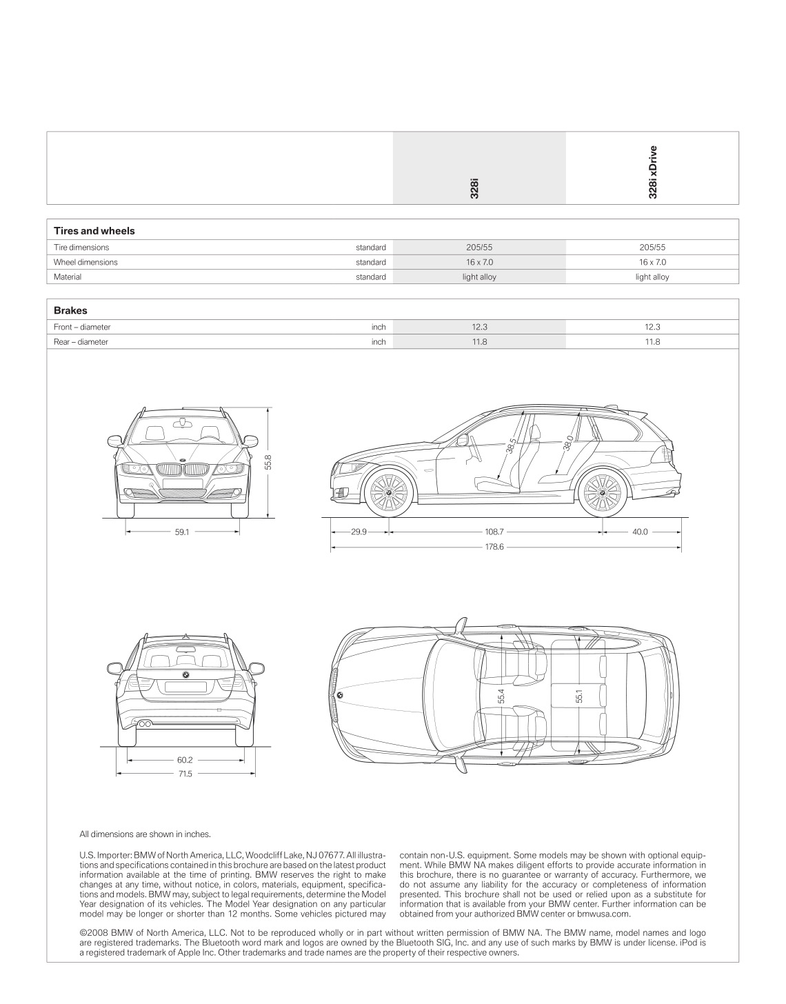 2009 BMW 3-Series Wagon Brochure Page 5